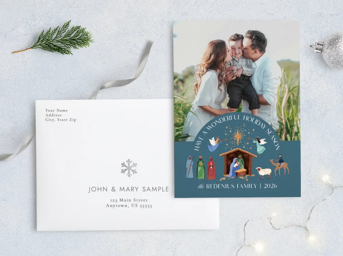 Front with Envelope Design