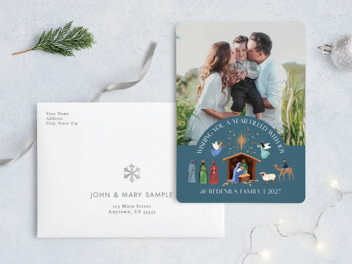 Front with Envelope Design