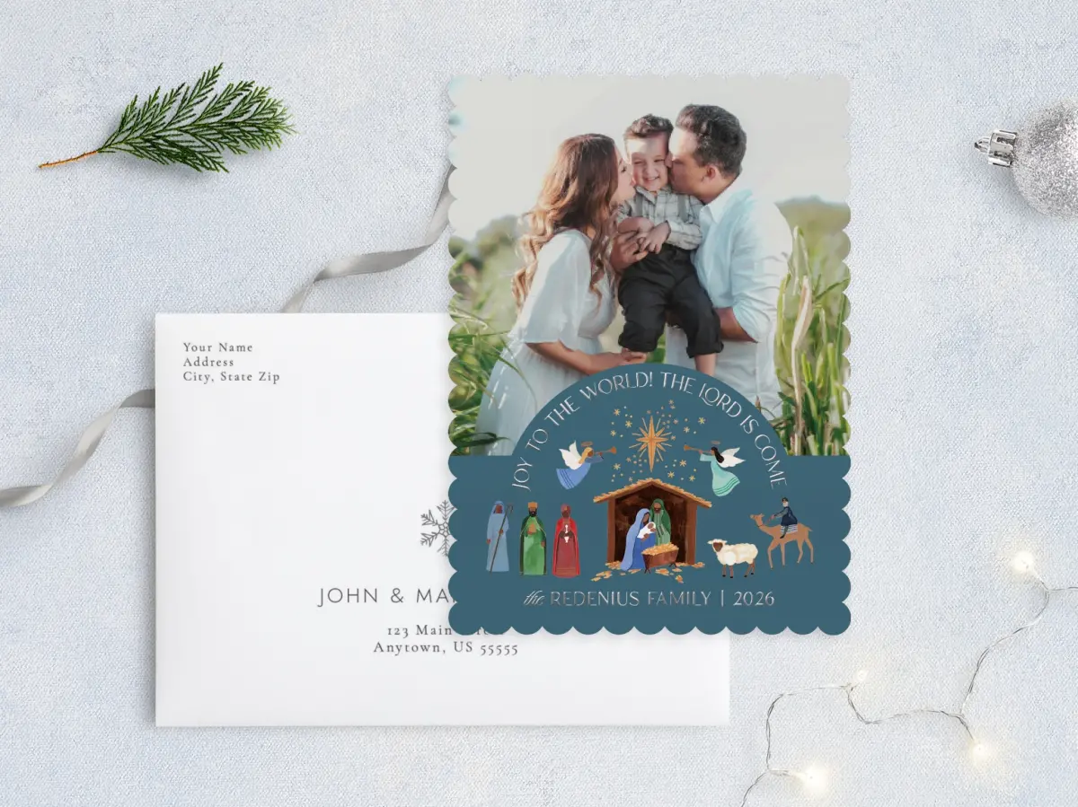 Front with Envelope Design