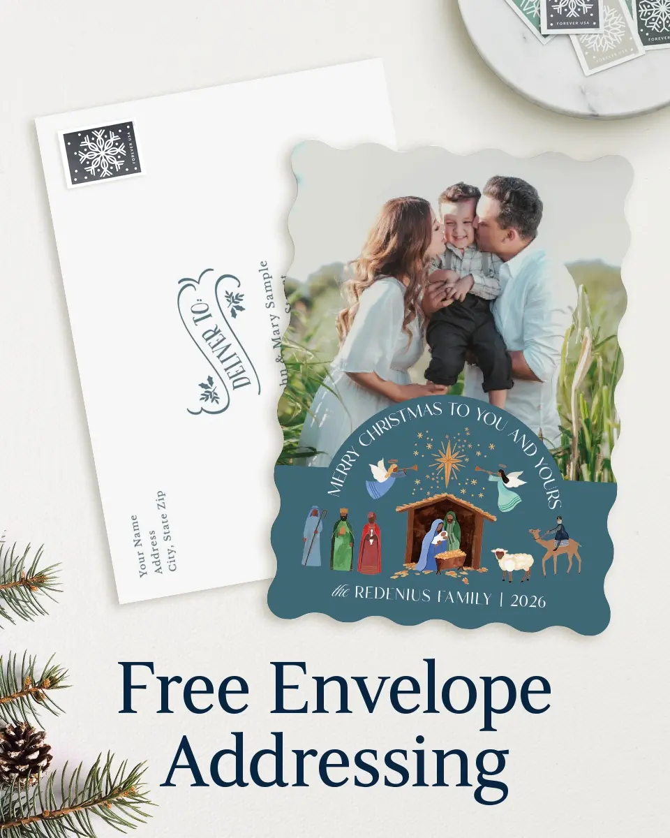 Wavy Christmas Cards