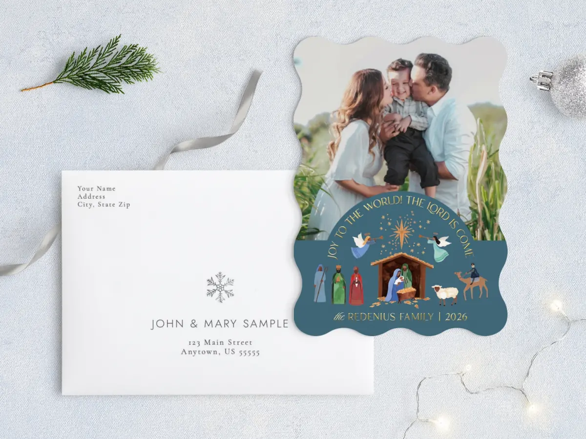 Front with Envelope Design