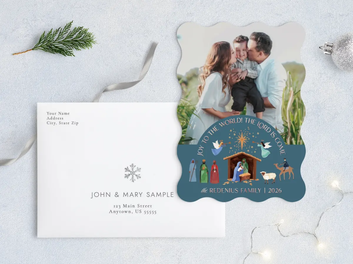 Front with Envelope Design