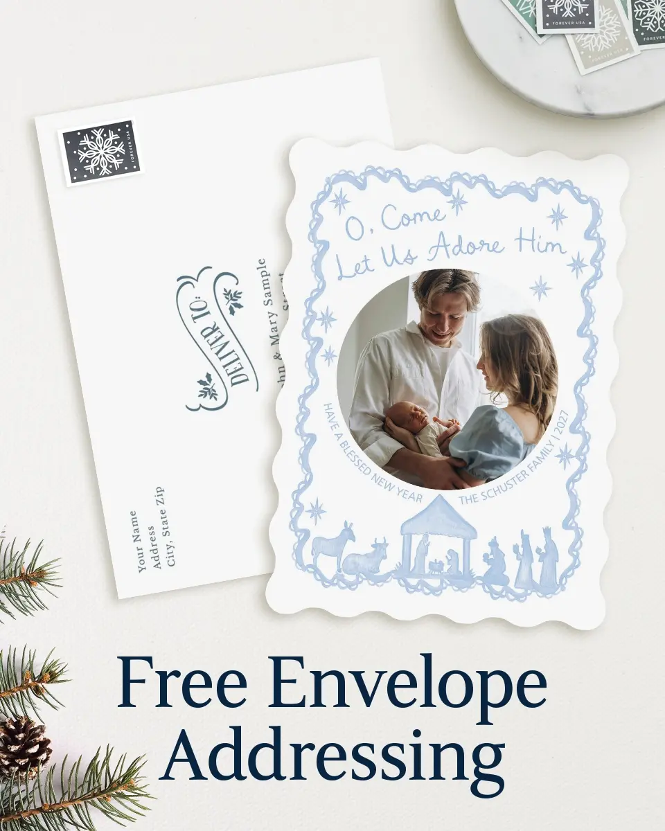 Wavy Christmas Cards