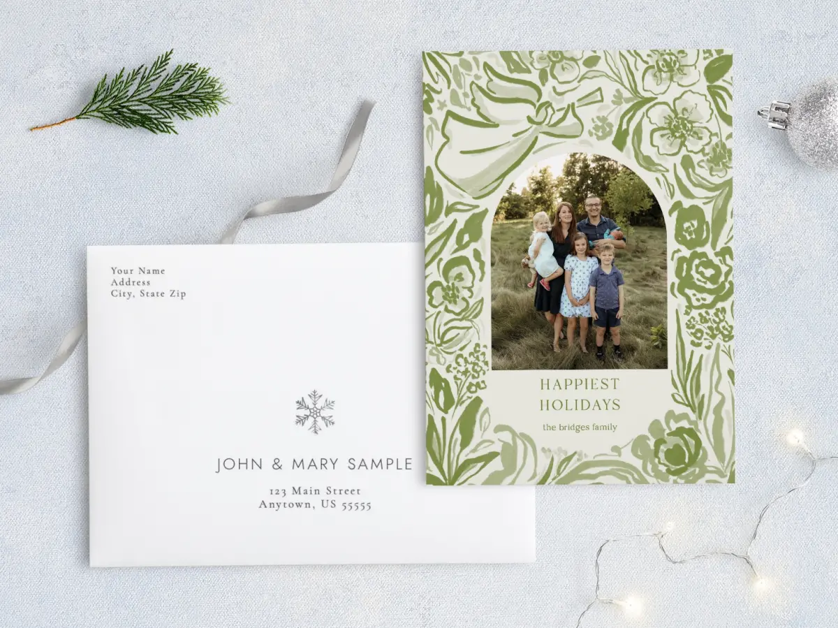 Front with Envelope Design