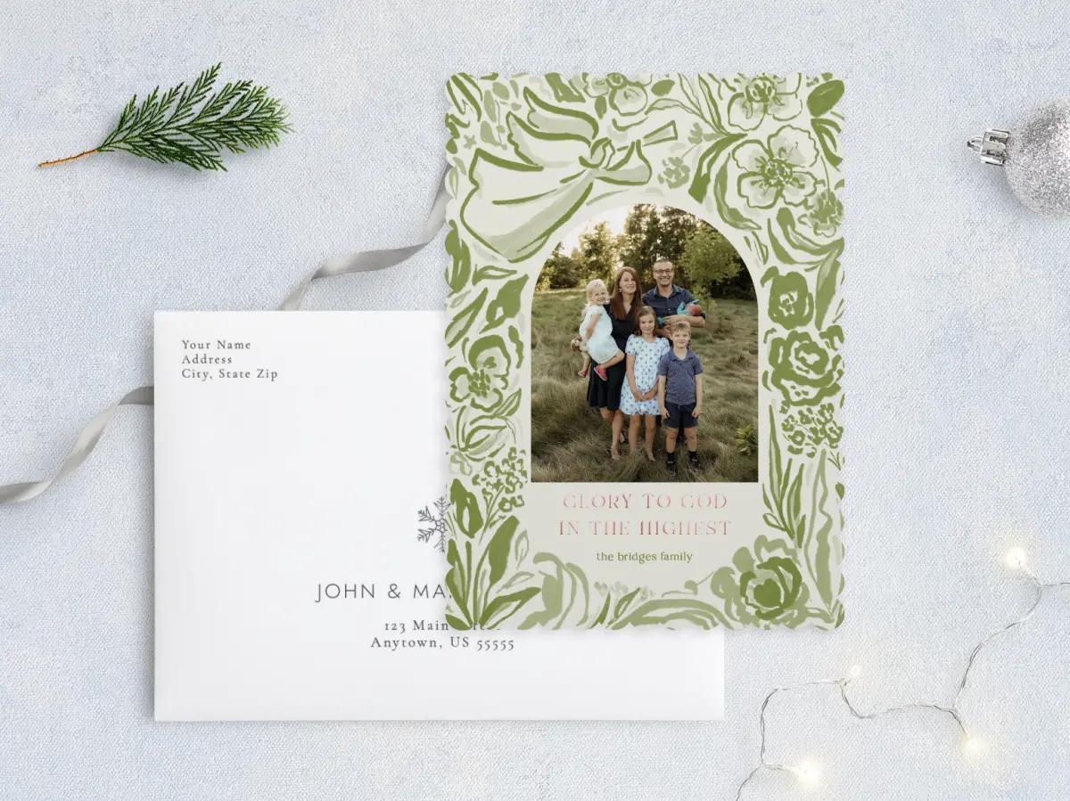 Front with Envelope Design