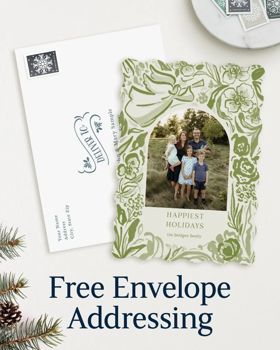 Wavy Christmas Cards