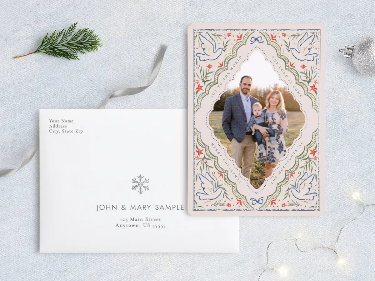 Front with Envelope Design