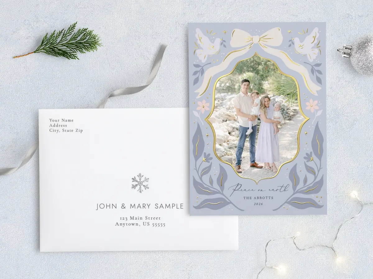 Front with Envelope Design