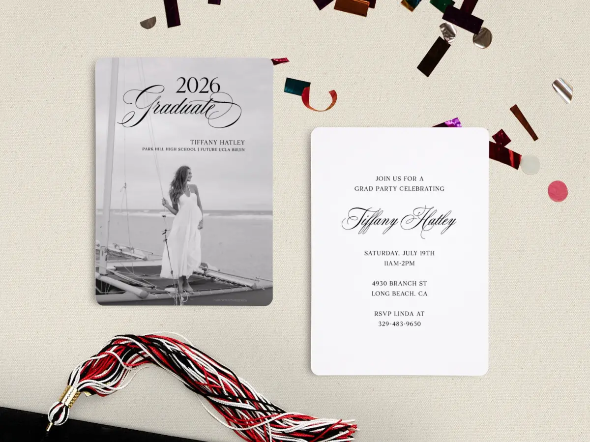 Grad Card Back
