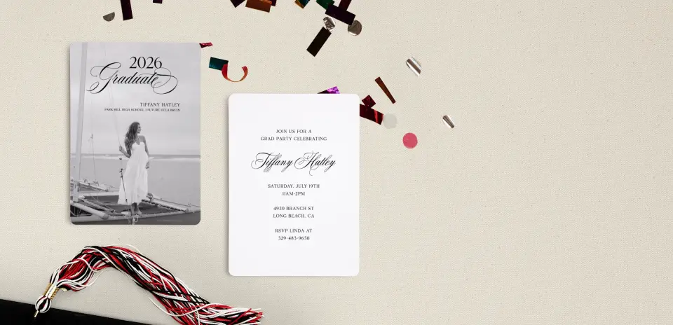 Grad Card Back