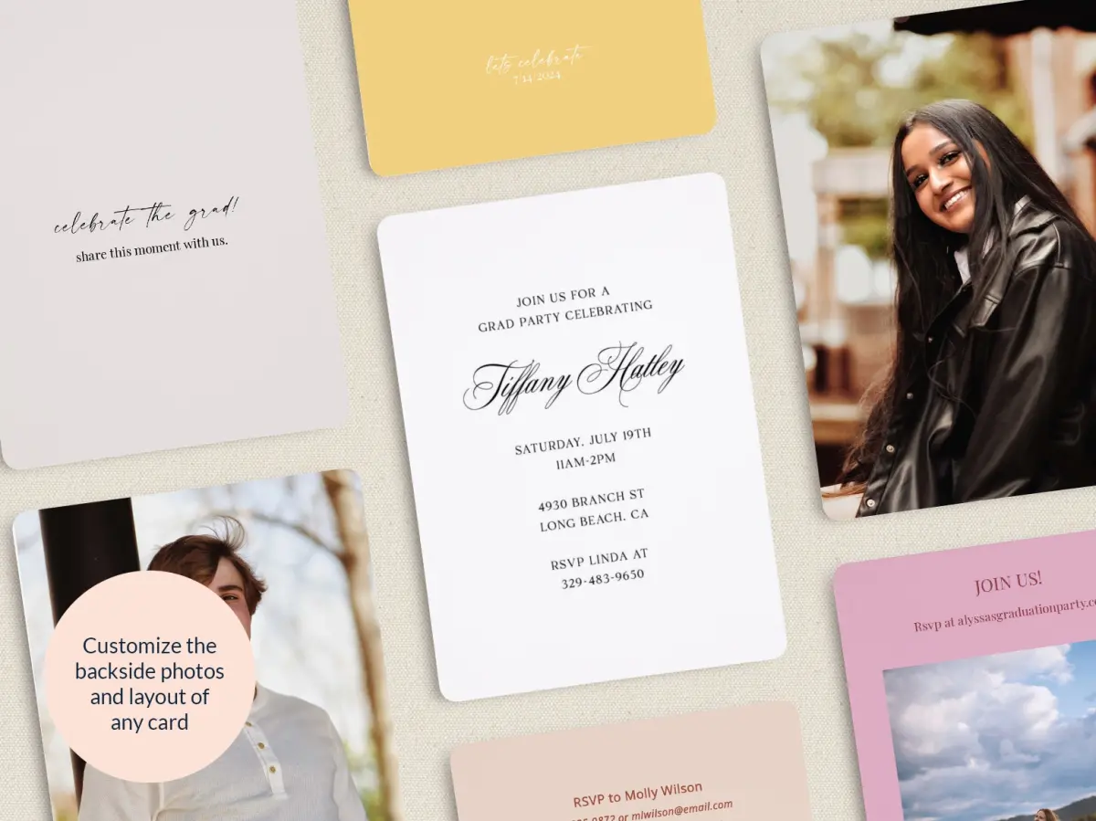 Grad Card Back