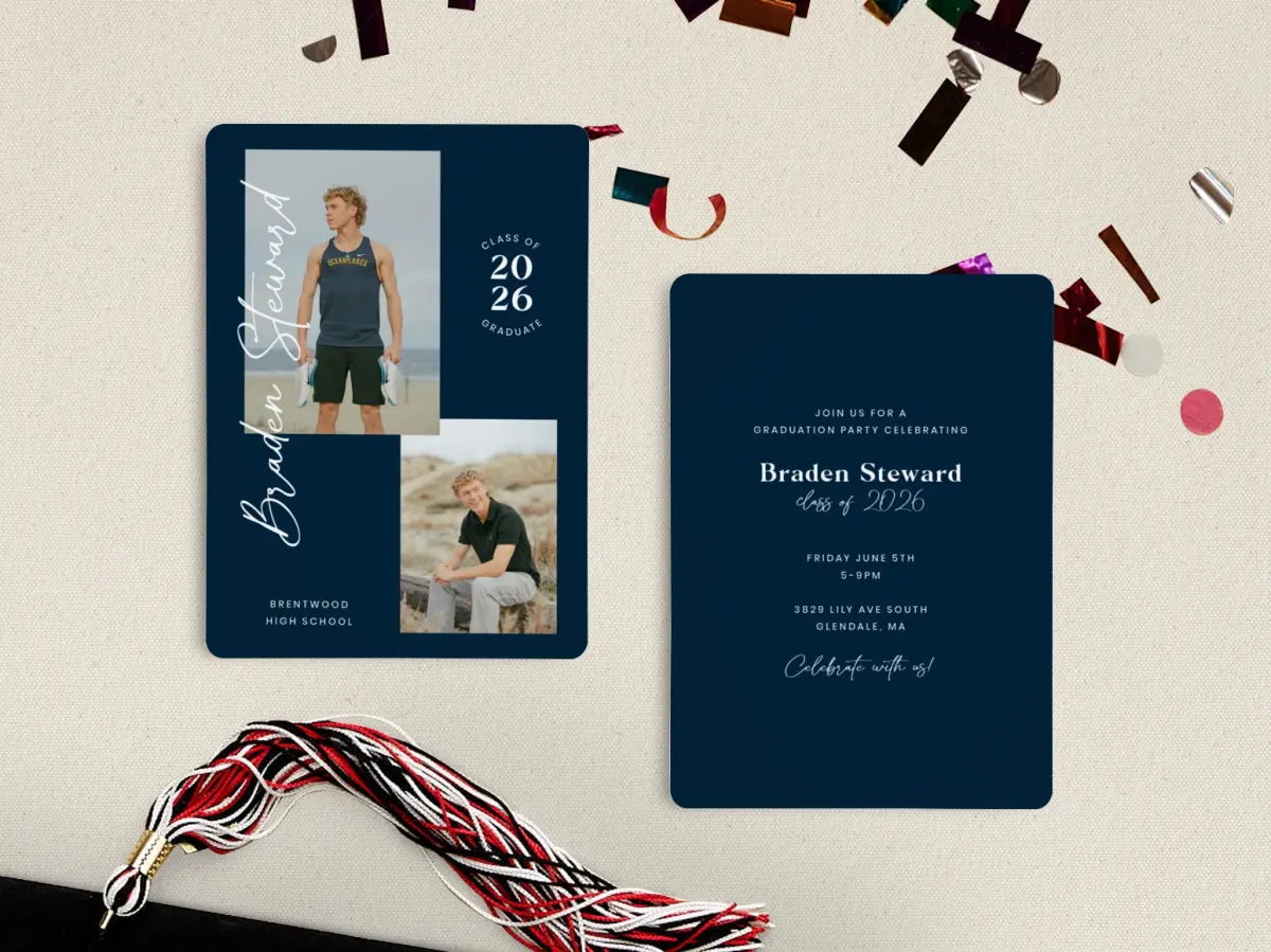Grad Card Back