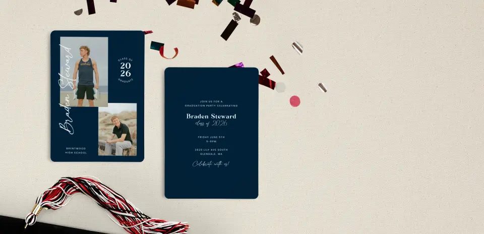 Grad Card Back