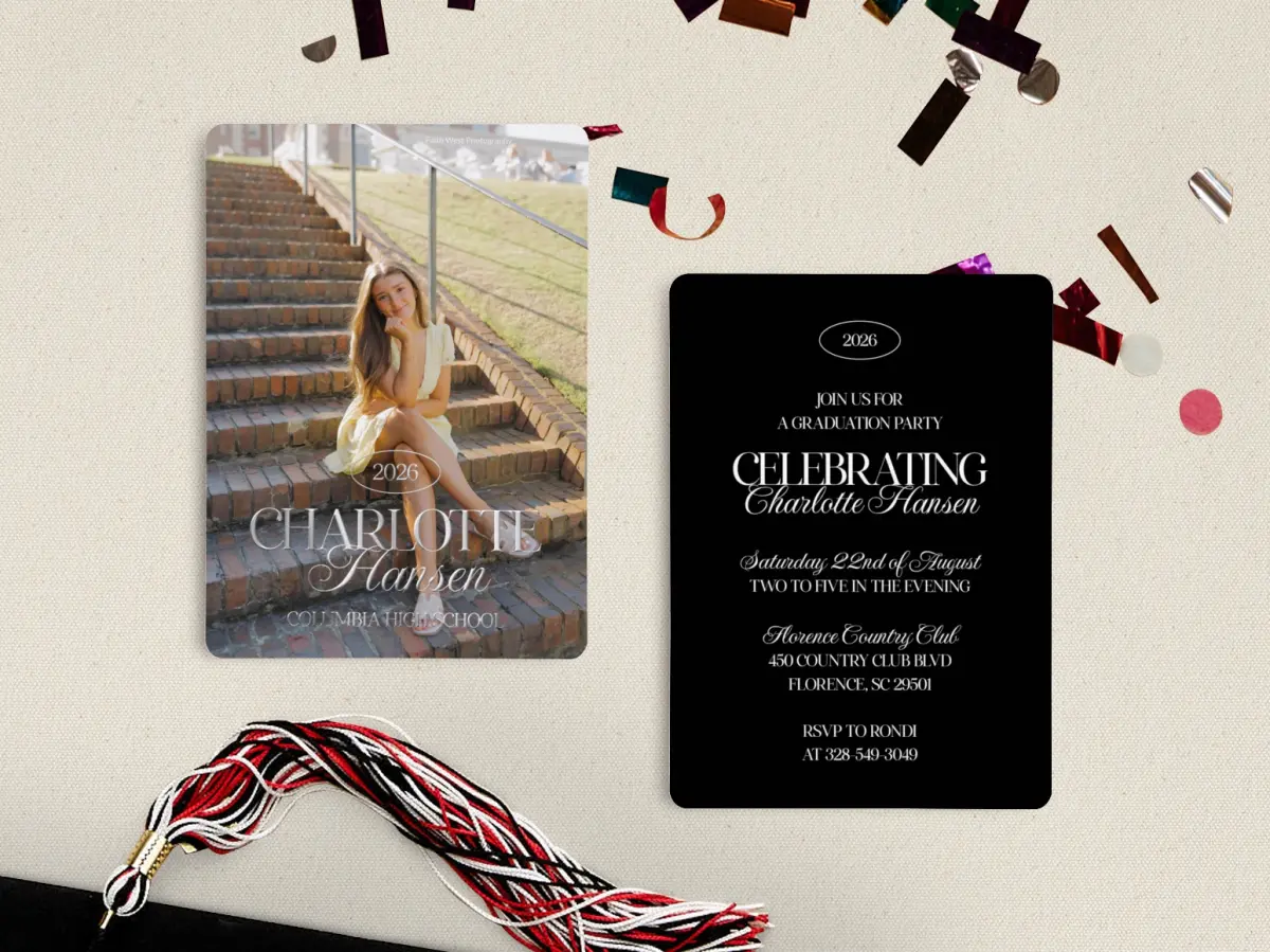 Grad Card Back
