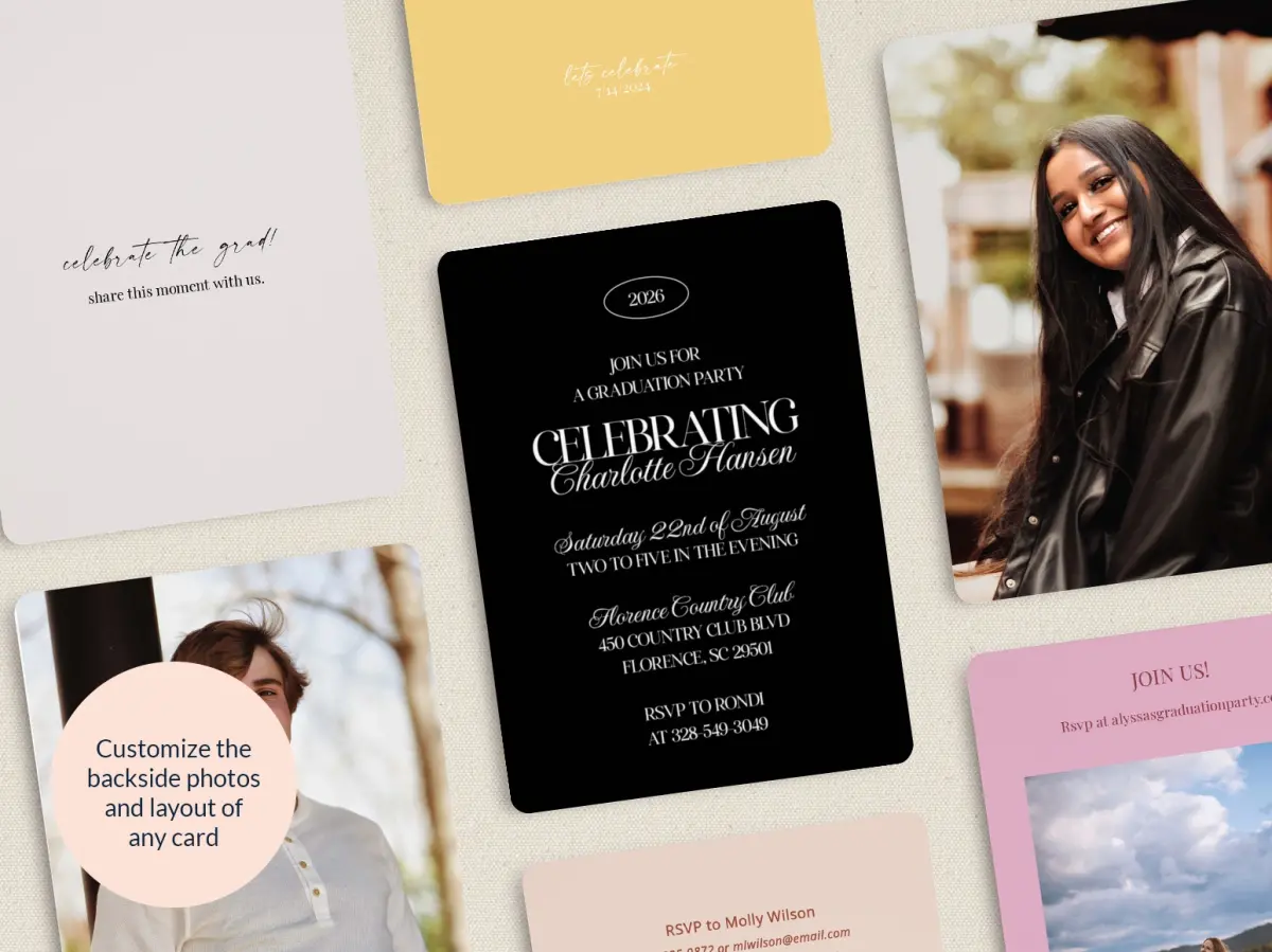 Grad Card Back