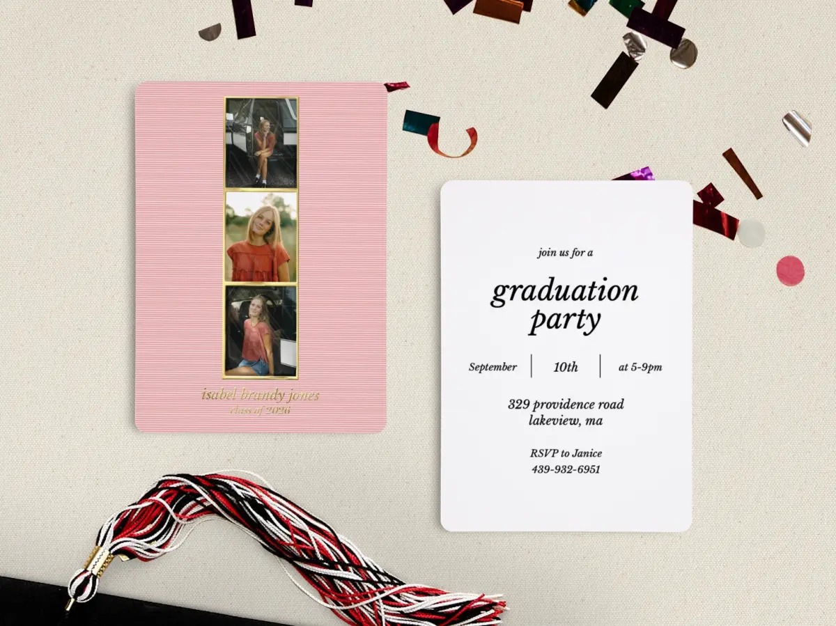 Grad Card Back