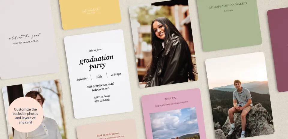 Grad Card Back