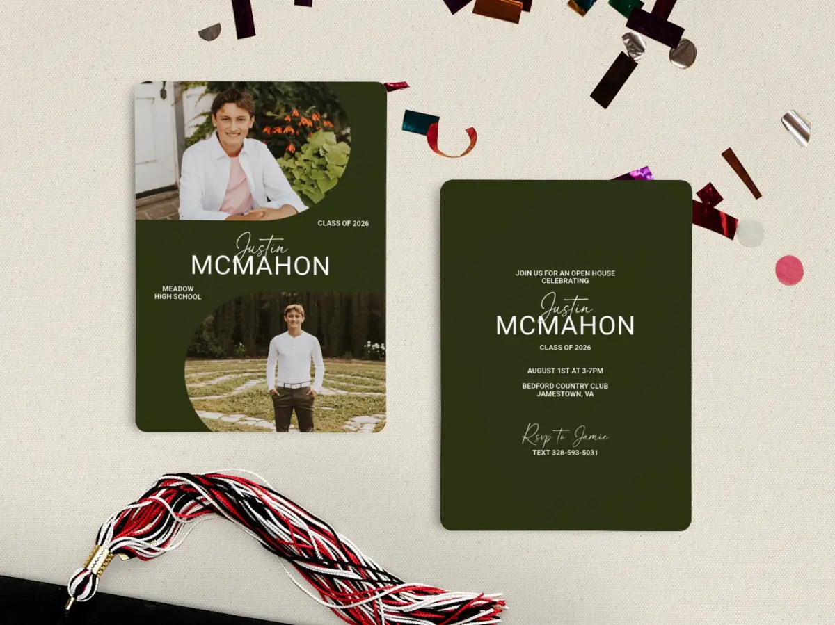 Grad Card Back