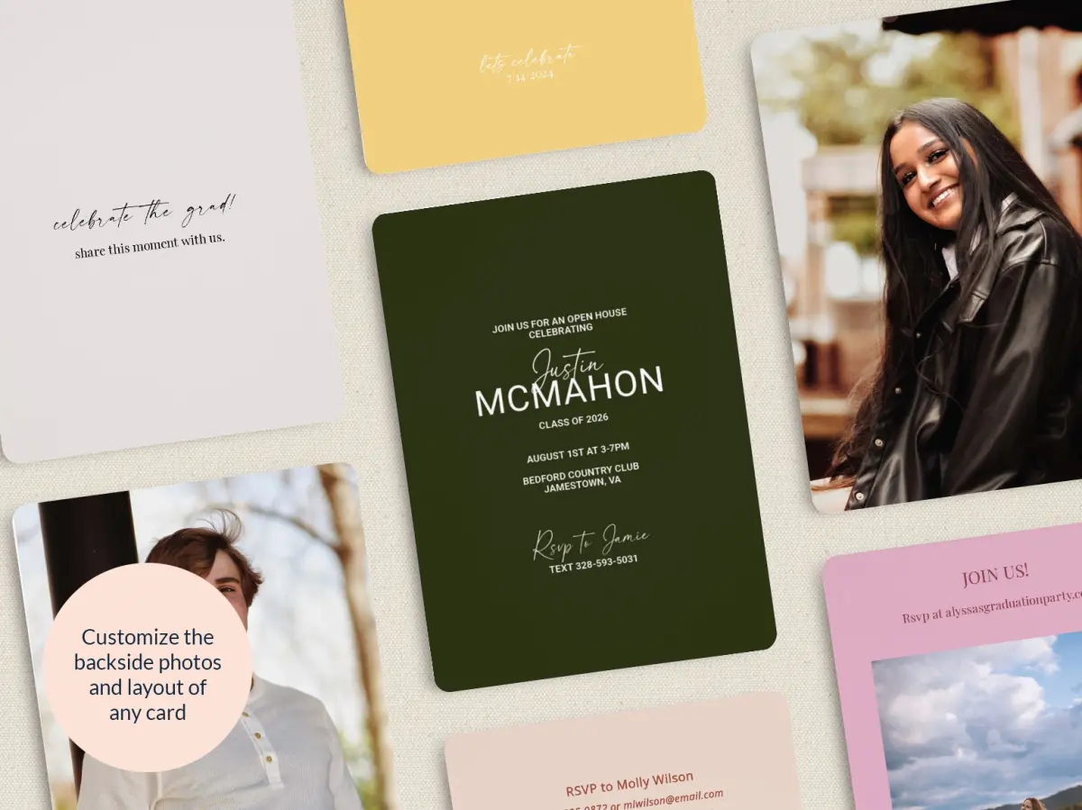Grad Card Back