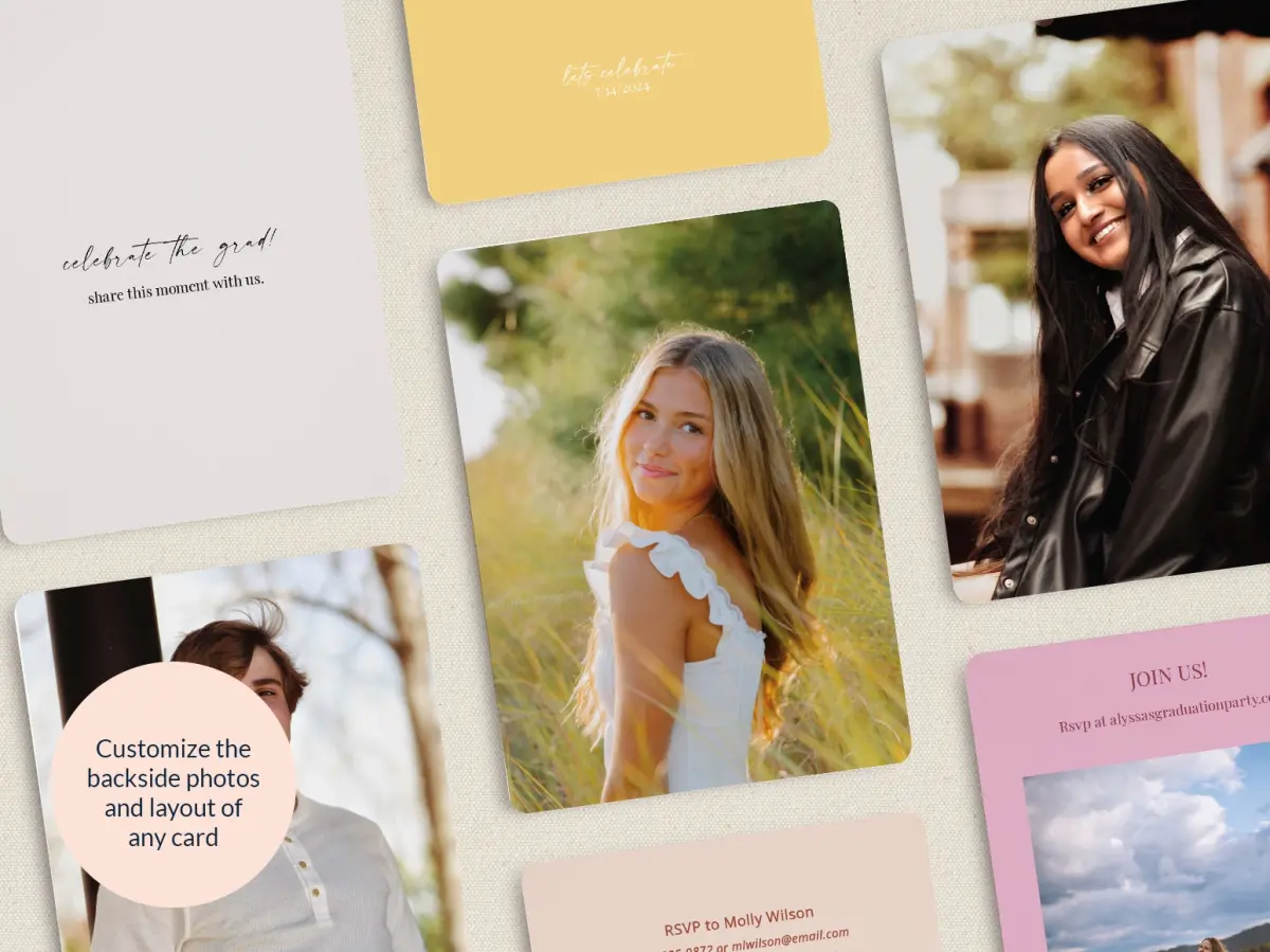 Grad Card Back