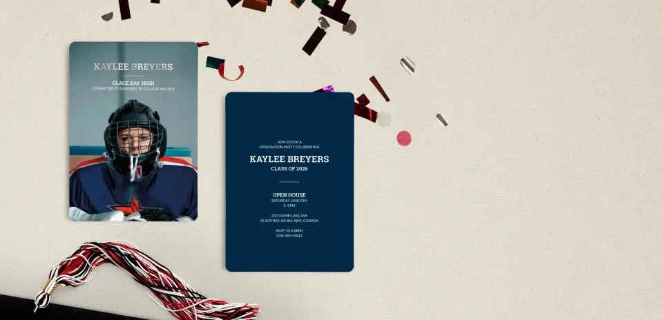 Grad Card Back