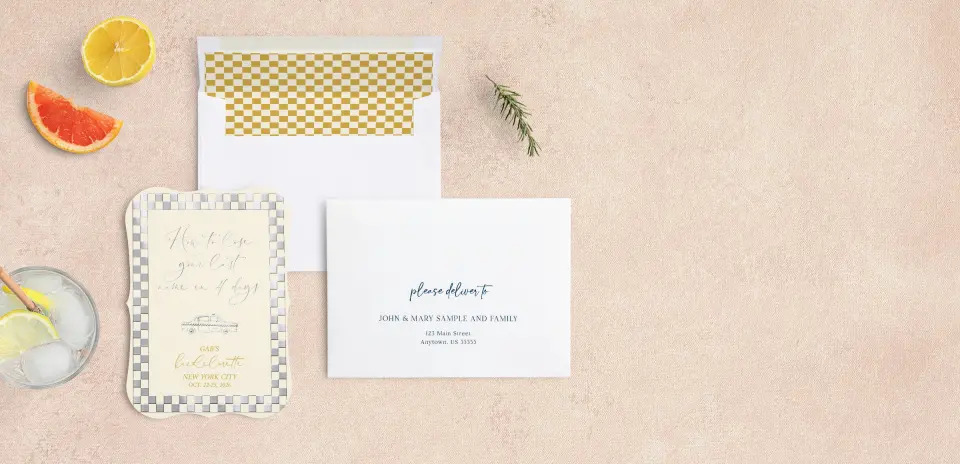 Front with Envelope Liner