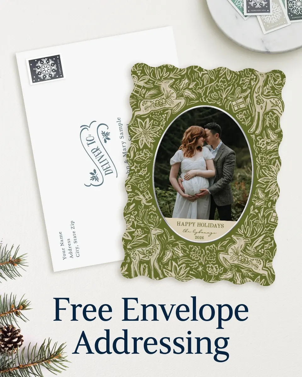 Wavy Christmas Cards