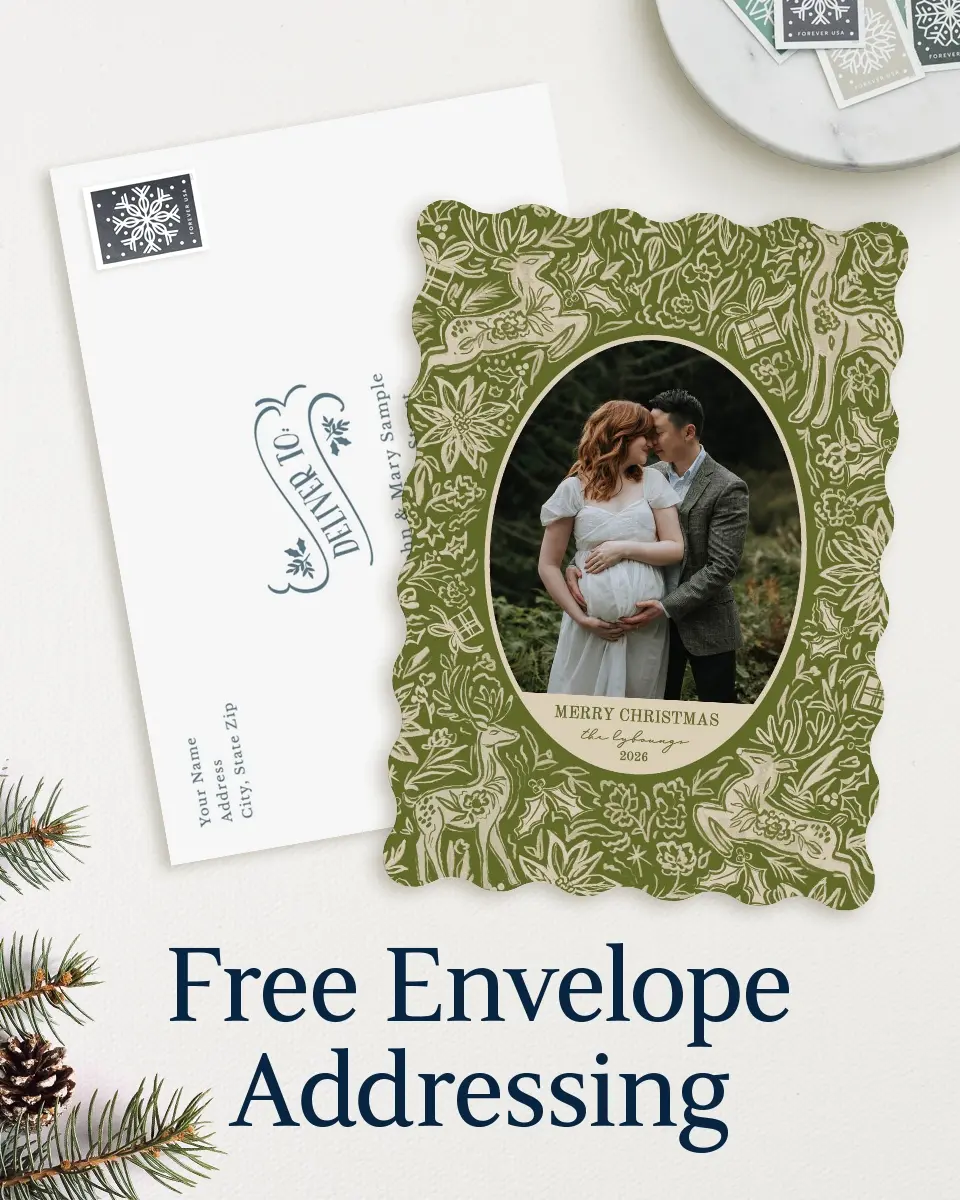Wavy Christmas Cards