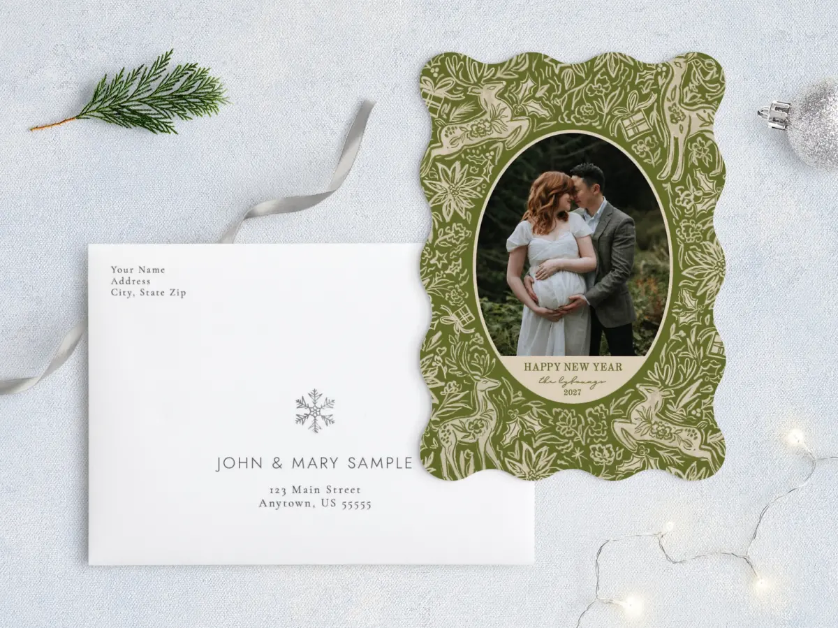 Front with Envelope Design