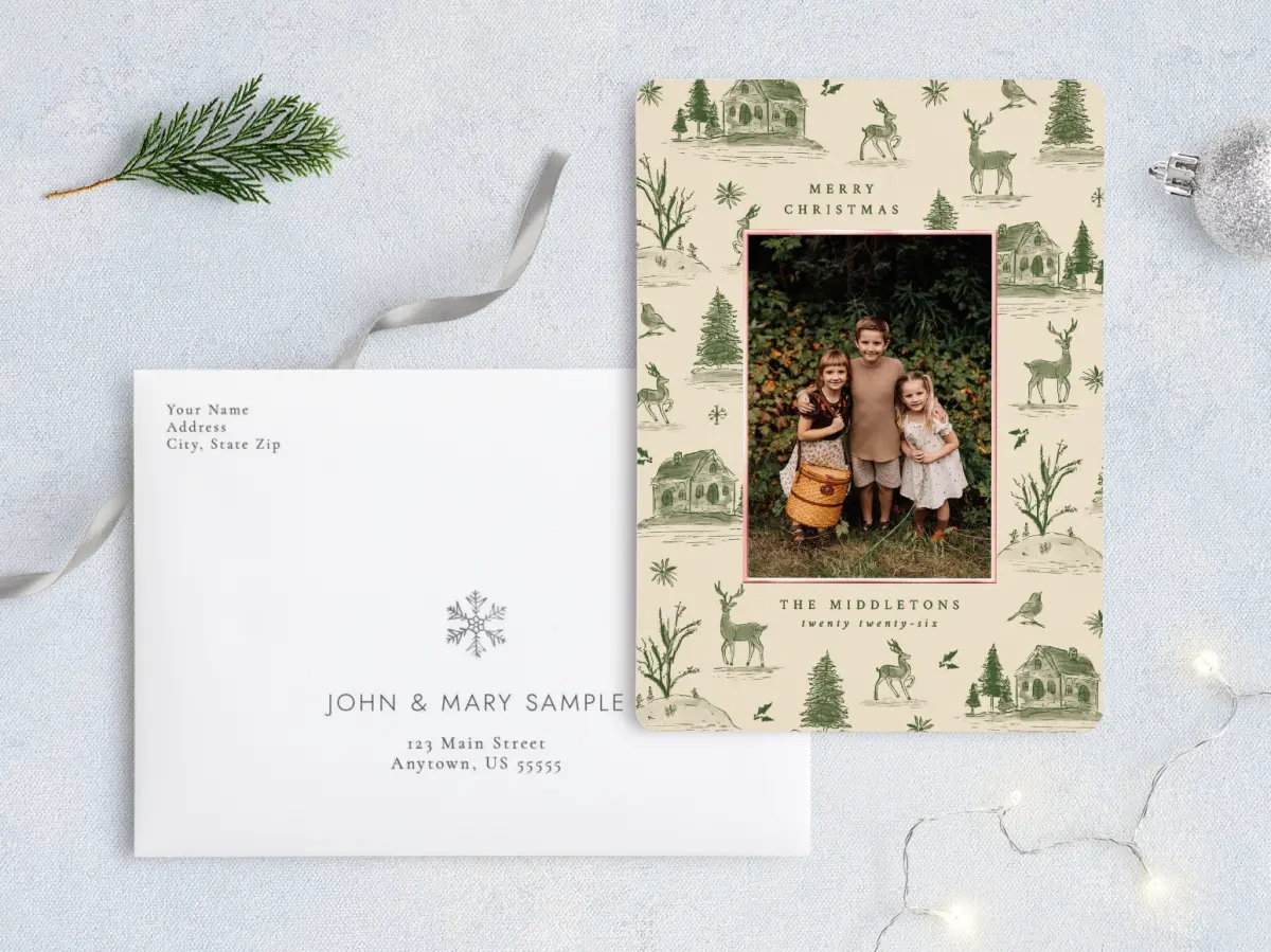Front with Envelope Design