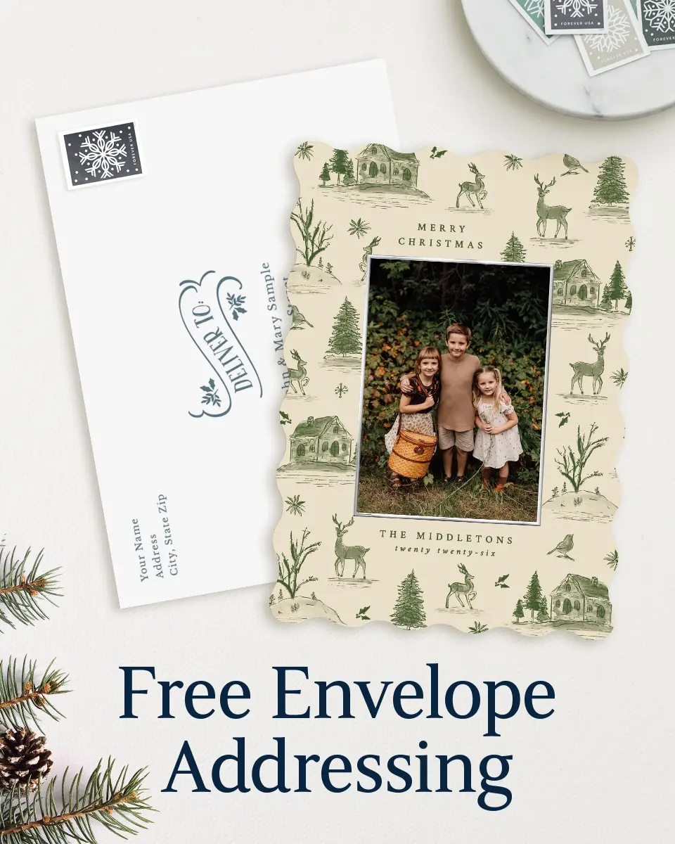 Wavy Christmas Cards