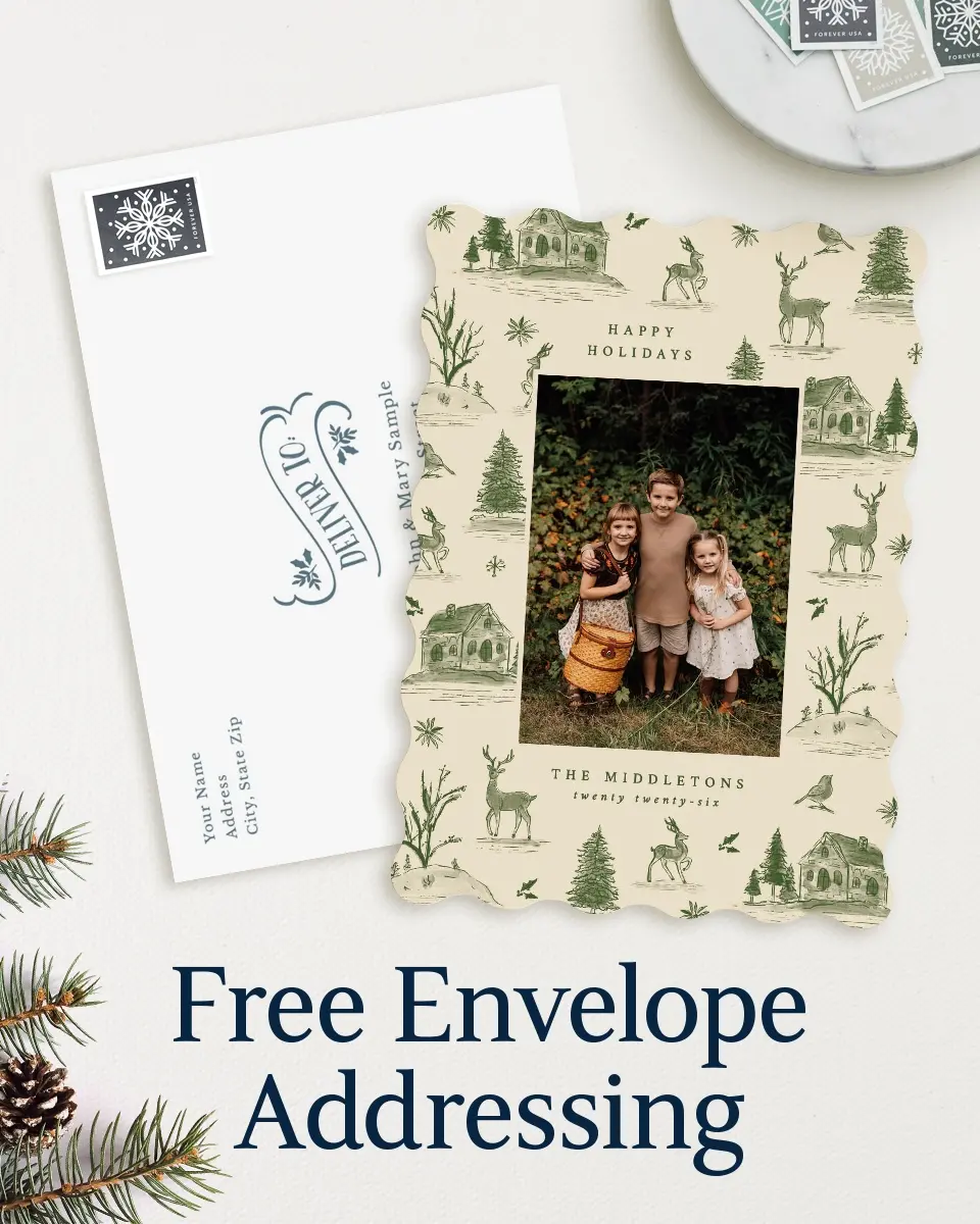 Wavy Christmas Cards