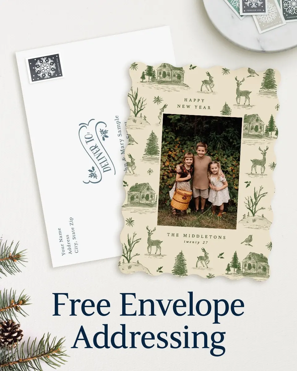 Wavy Christmas Cards