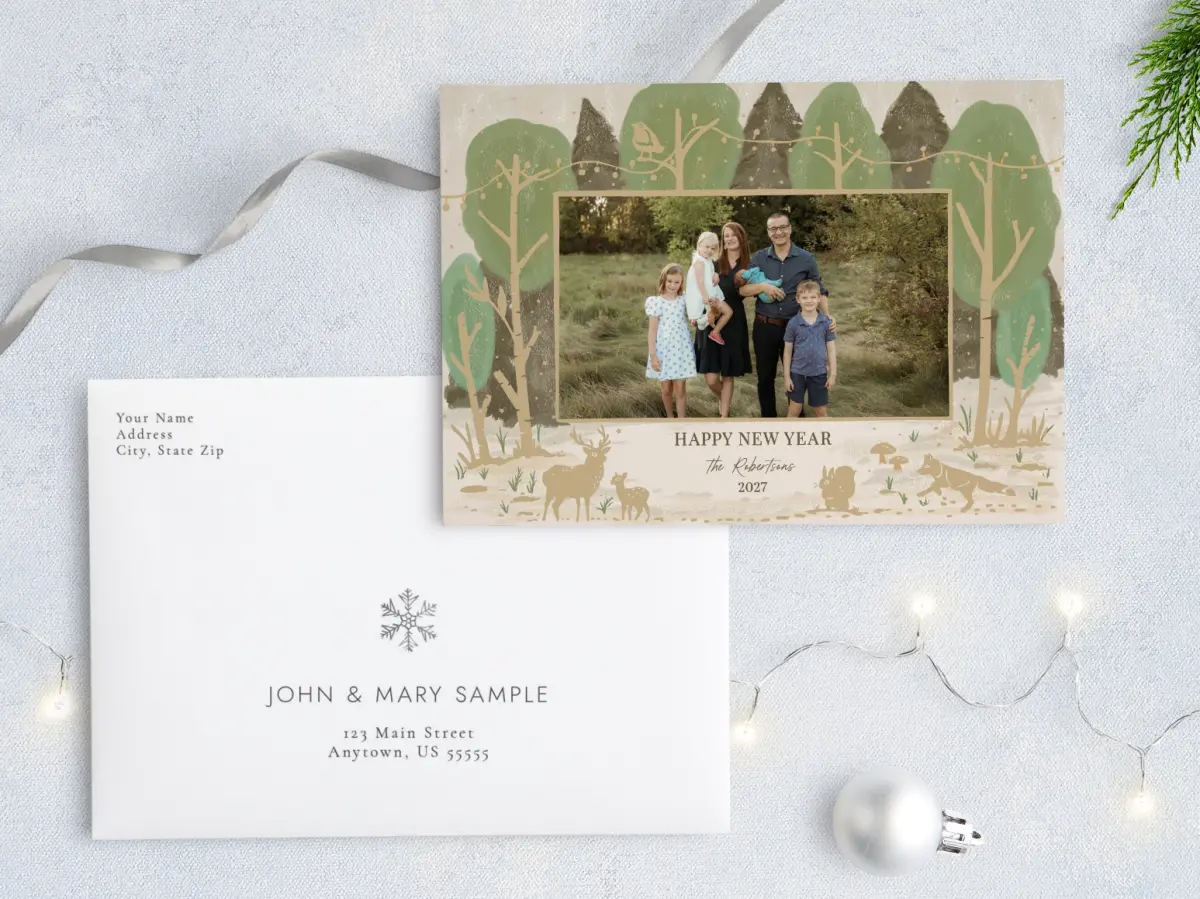 Front with Envelope Design