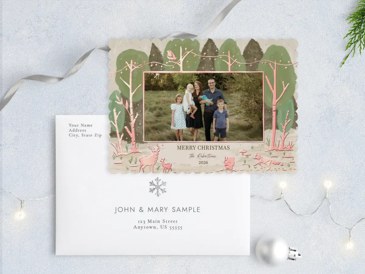 Front with Envelope Design