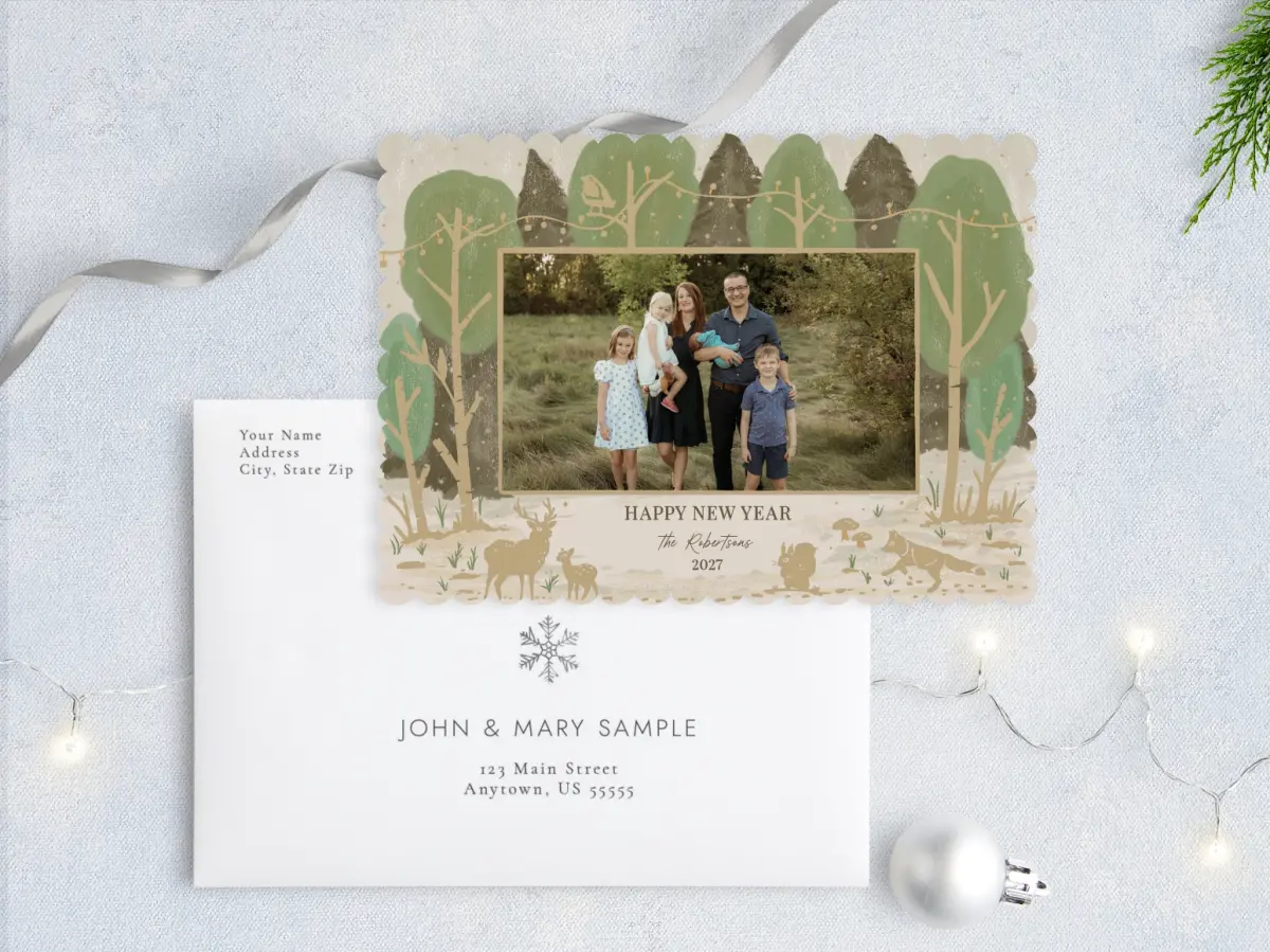 Front with Envelope Design