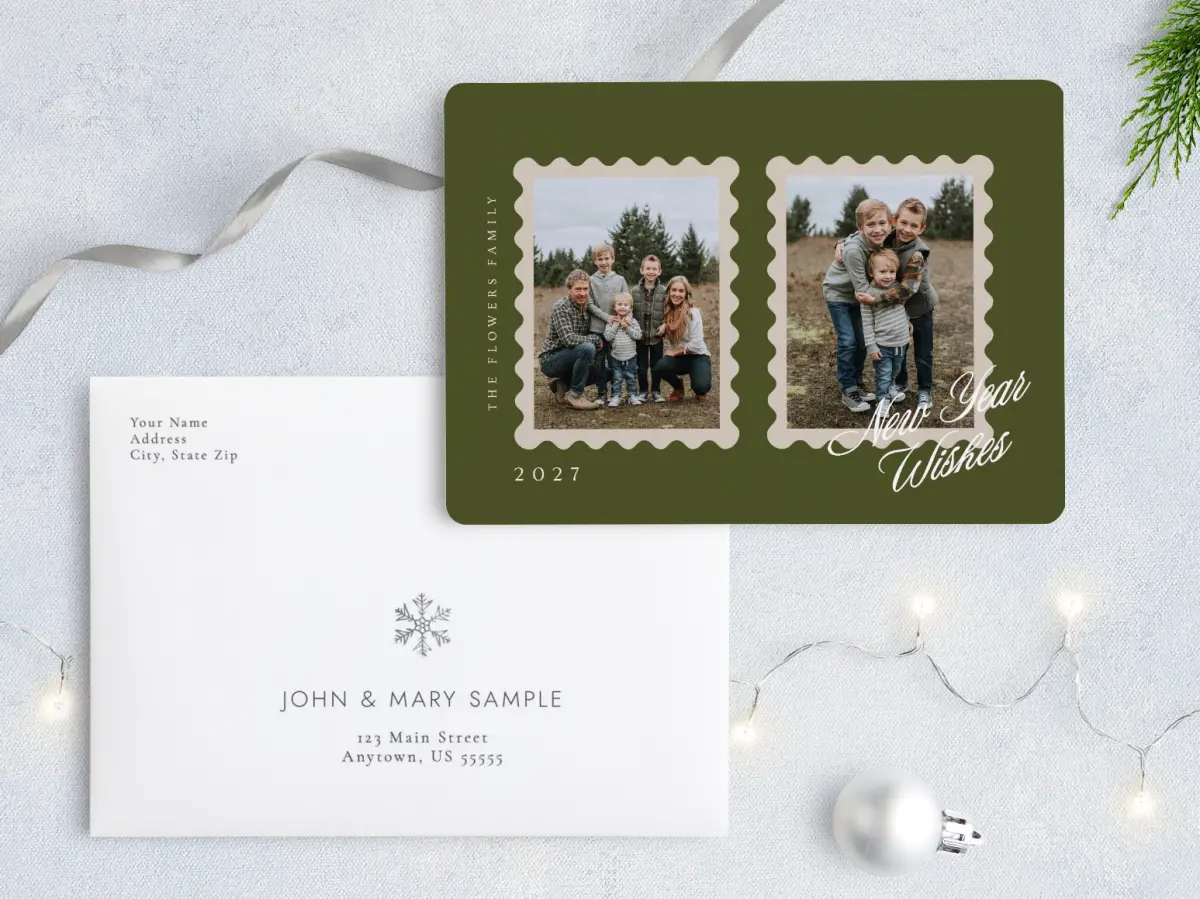 Front with Envelope Design
