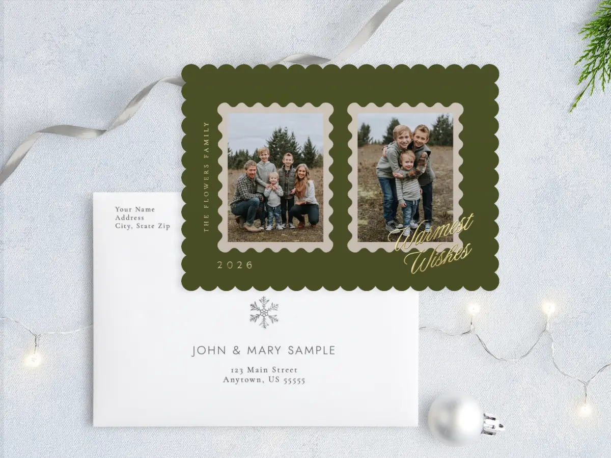Front with Envelope Design
