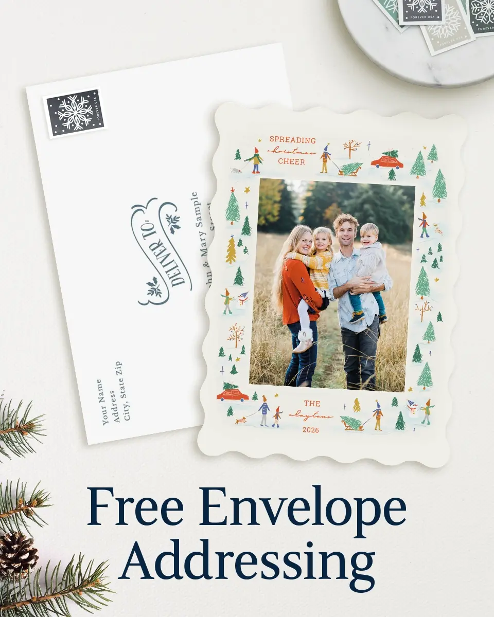 Wavy Christmas Cards