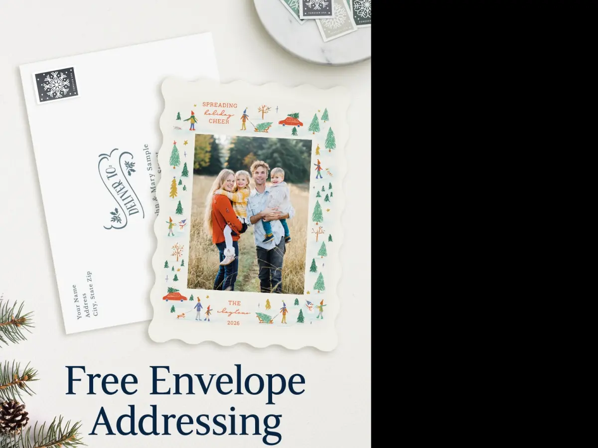 Wavy Christmas Cards