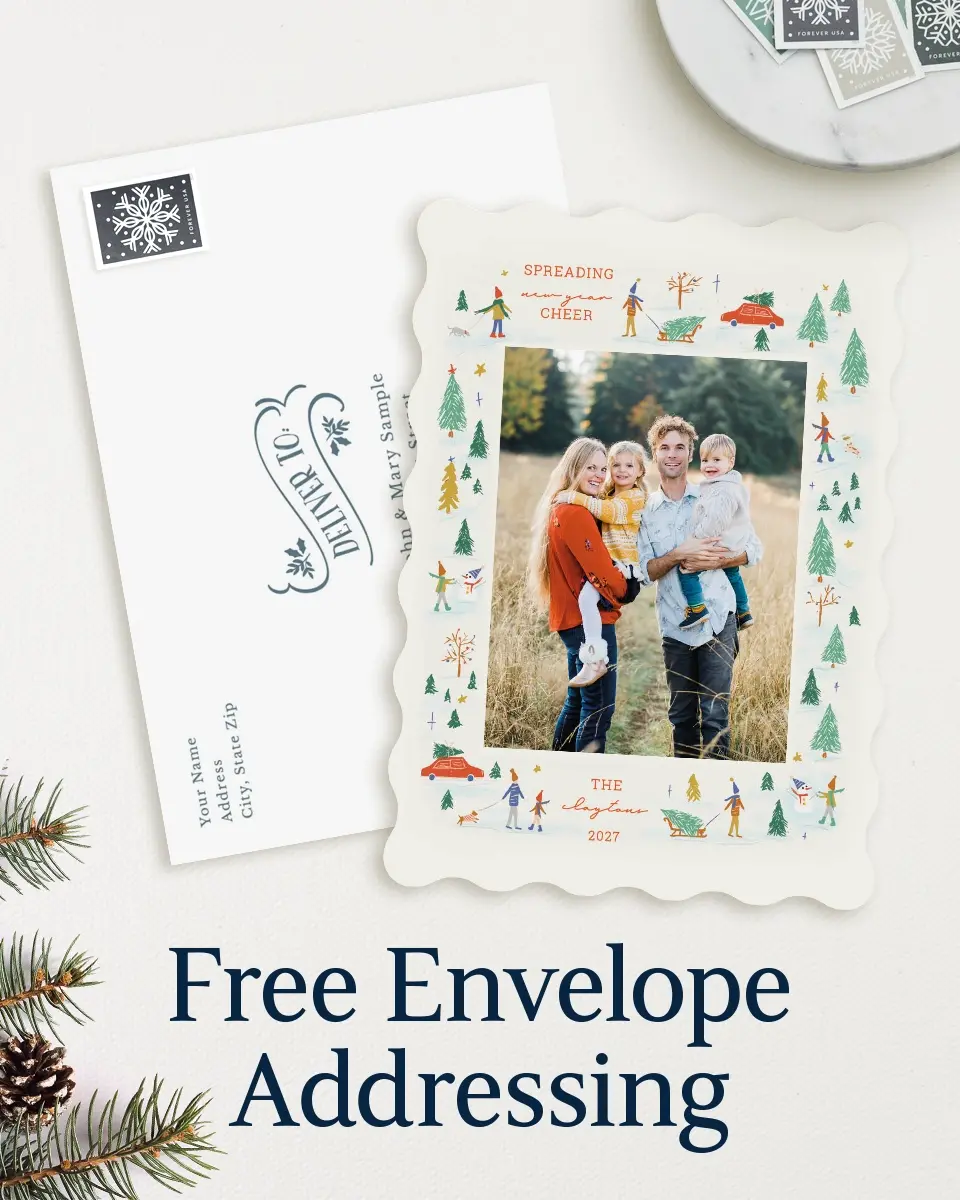 Wavy Christmas Cards
