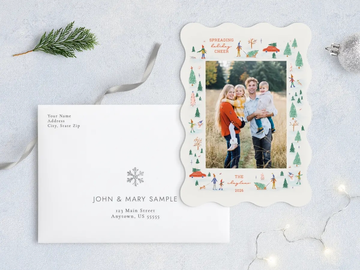 Front with Envelope Design