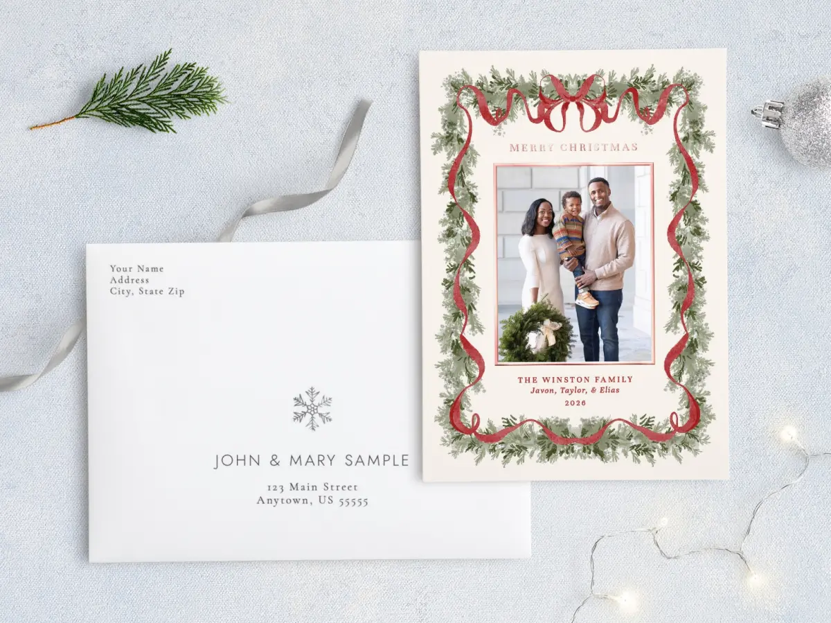 Front with Envelope Design