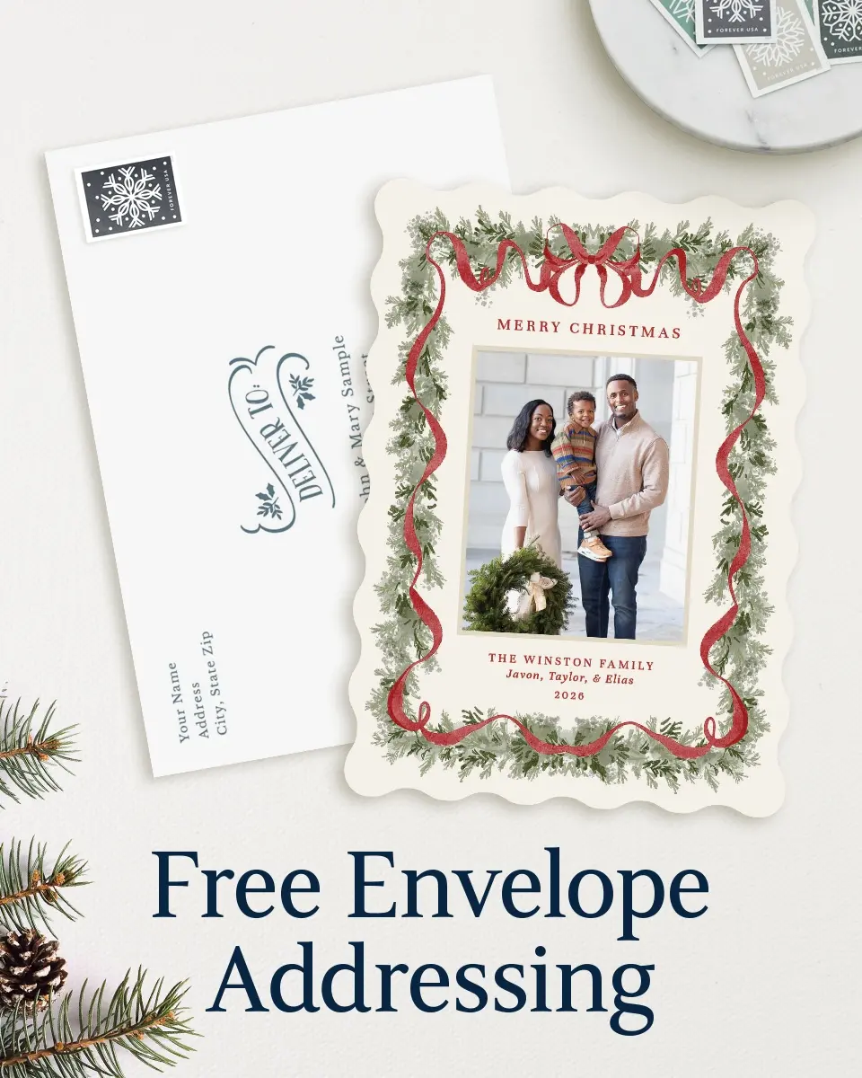 Wavy Christmas Cards