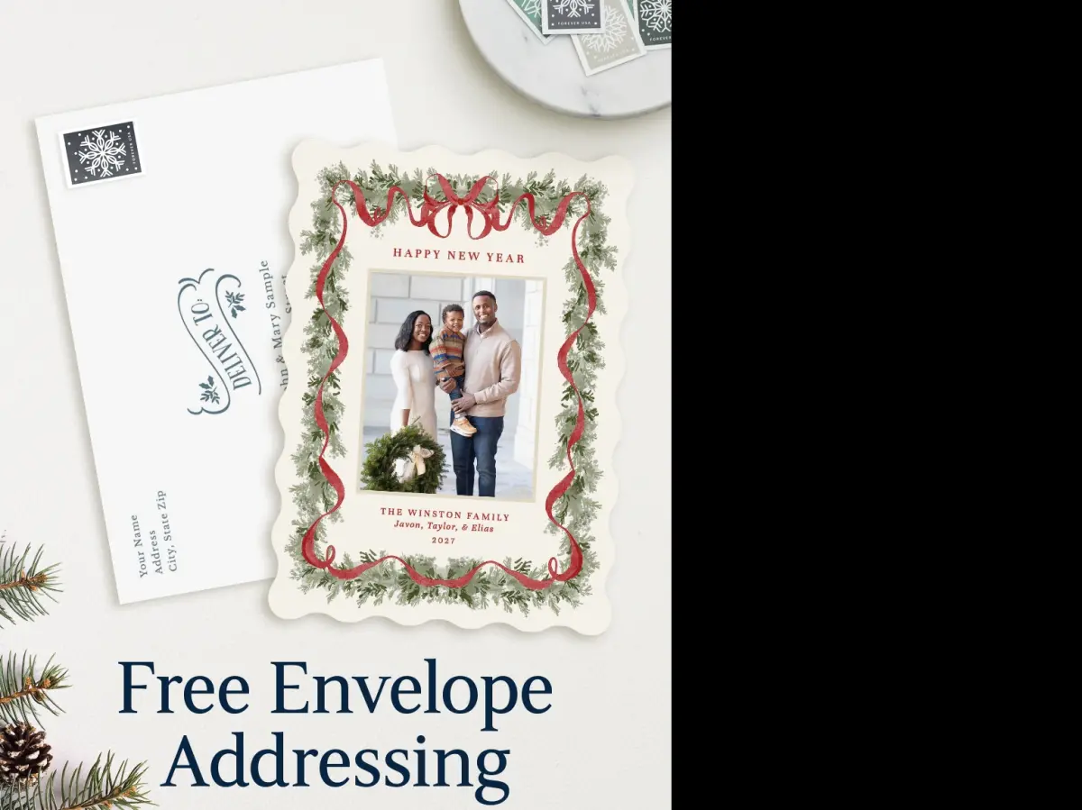 Wavy Christmas Cards