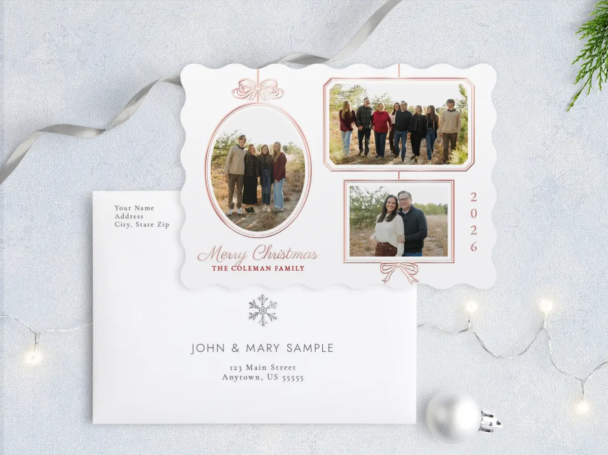 Front with Envelope Design