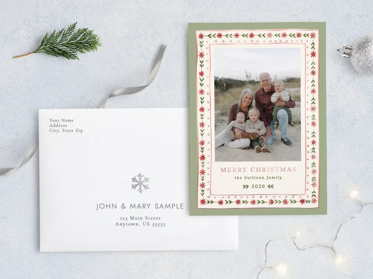 Front with Envelope Design