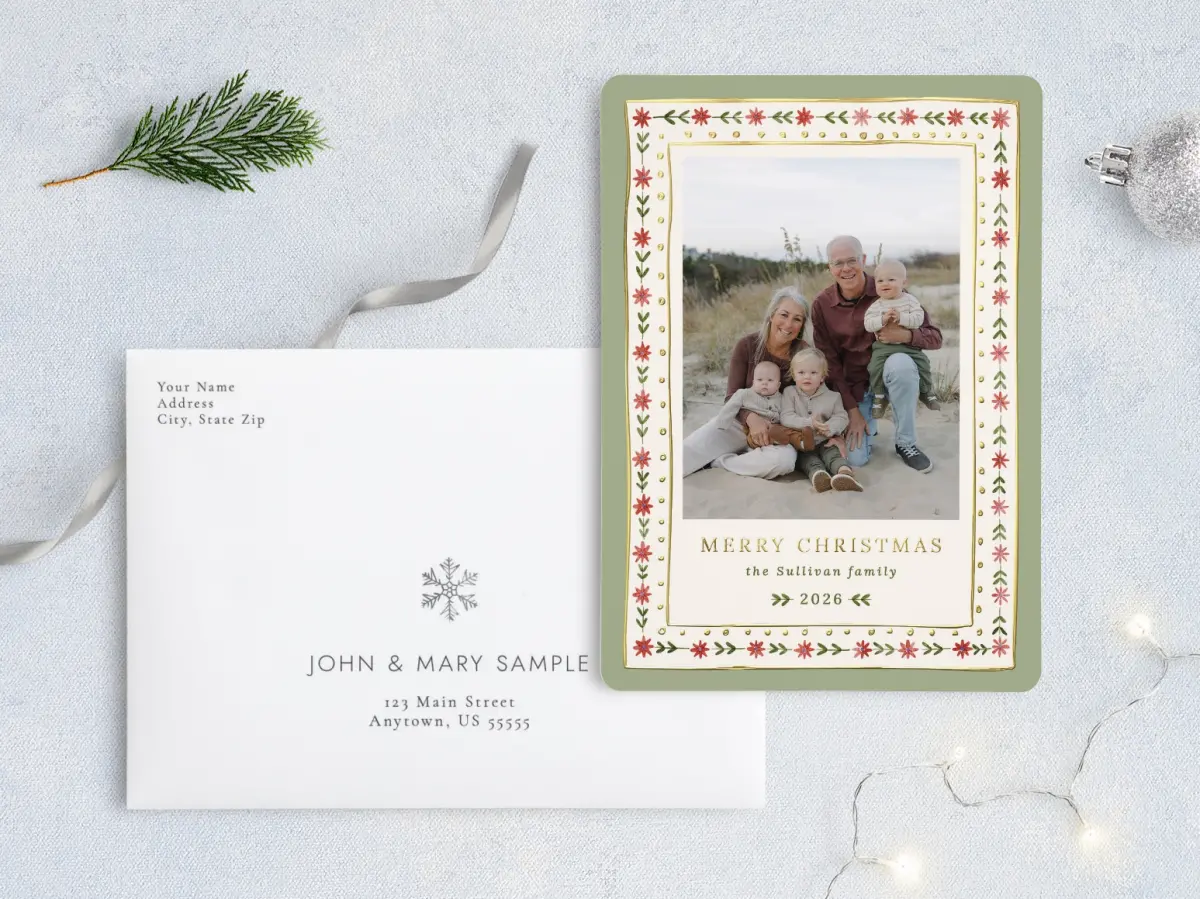 Front with Envelope Design