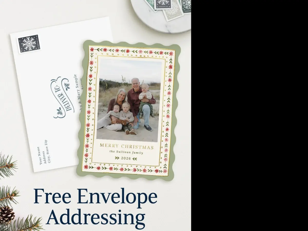 Wavy Christmas Cards