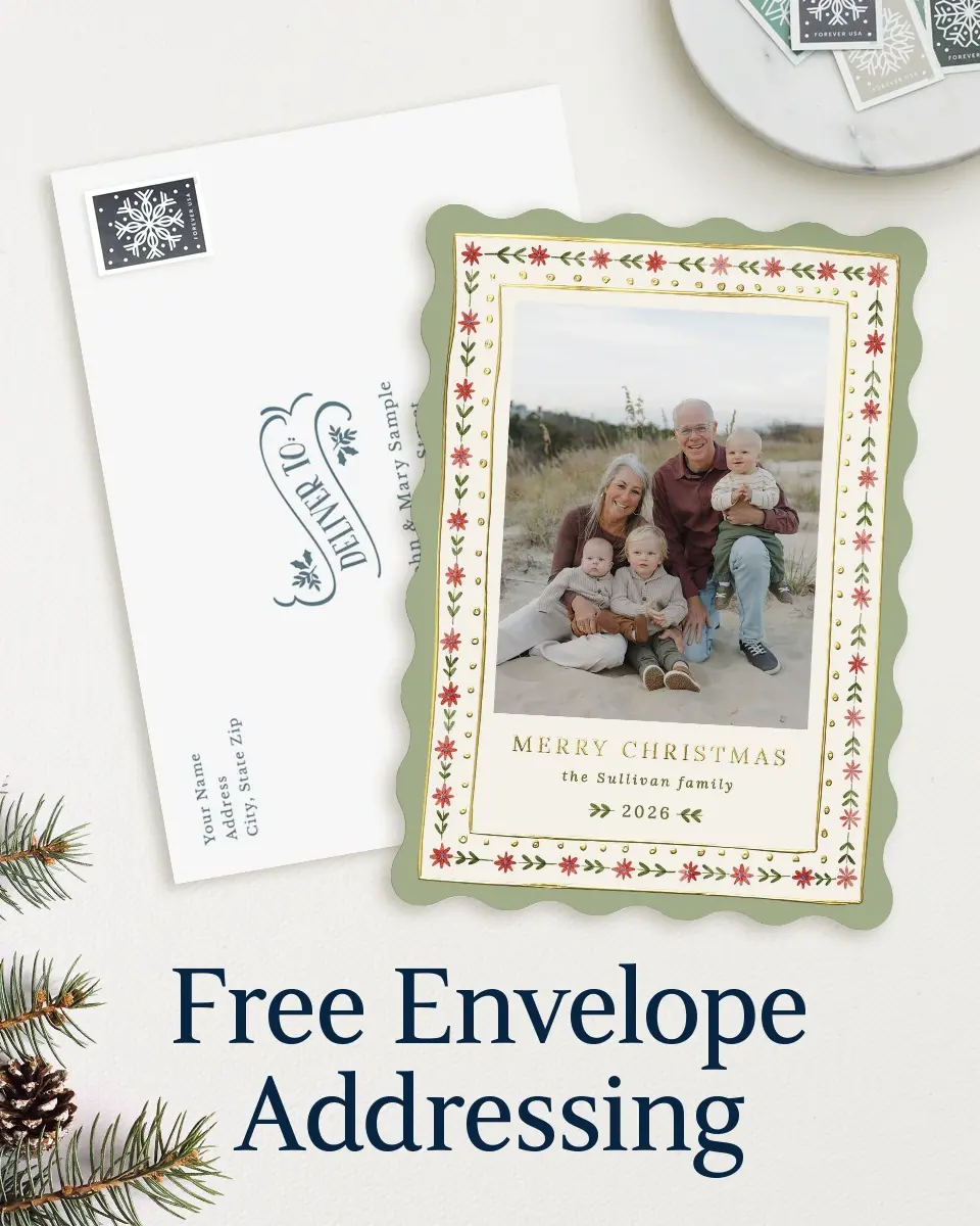 Wavy Christmas Cards